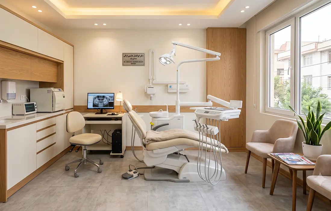 محیط مدرن کلینیک دندانپزشکی